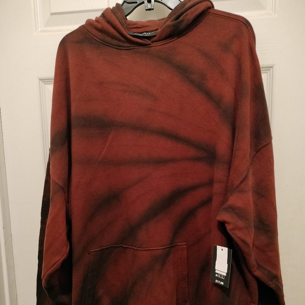 Burgundy Fleece Hoodie
